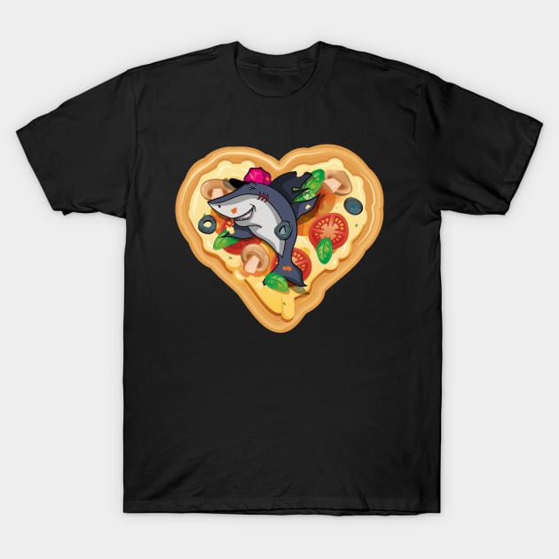 Love pizza T-Shirt by jdgraphicart